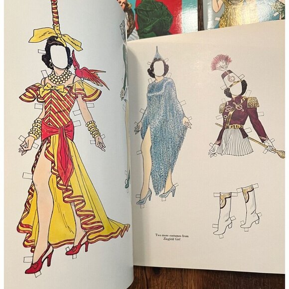 Lot of 3 Tom Tierney Paper Doll Books Judy Garland Greta Garbo Vivian Leigh - Picture 4 of 11